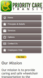 Mobile Screenshot of prioritycaretransit.com